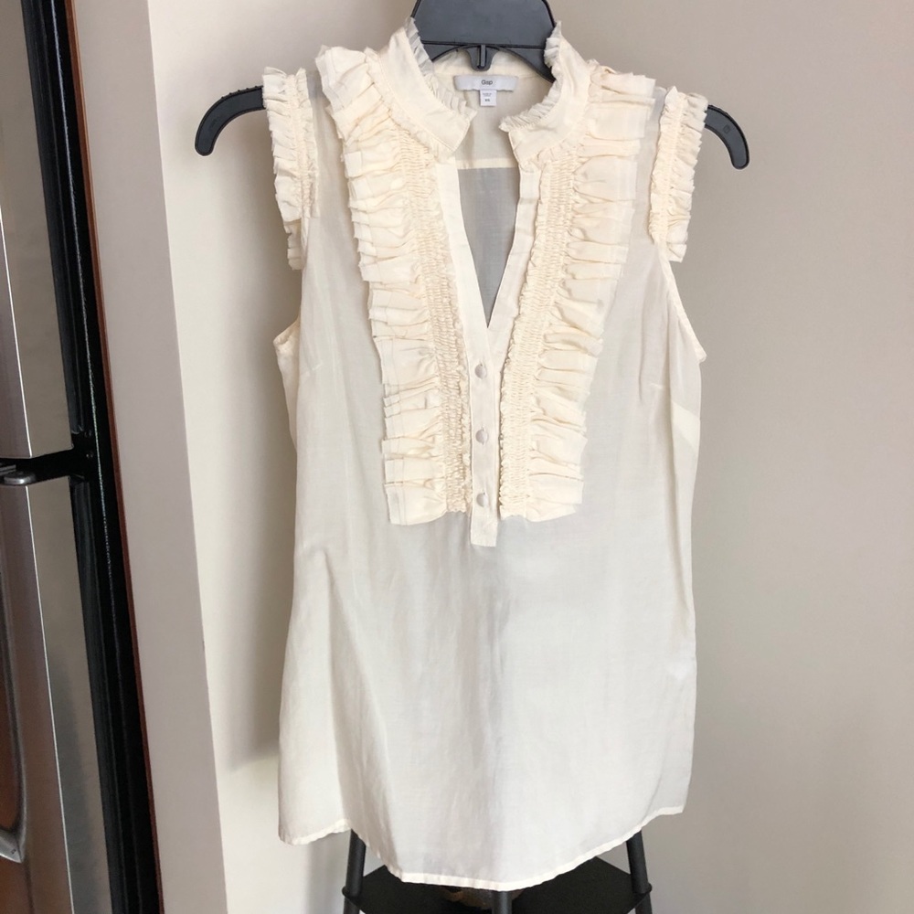 Gap Silk Sleeveless Blouse XS